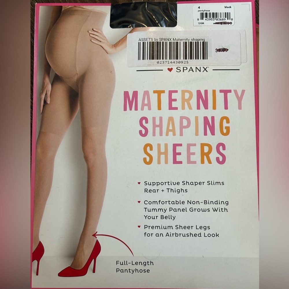 ASSETS by‎ SPANX Maternity Shaping Sheers Black Size 4 #3